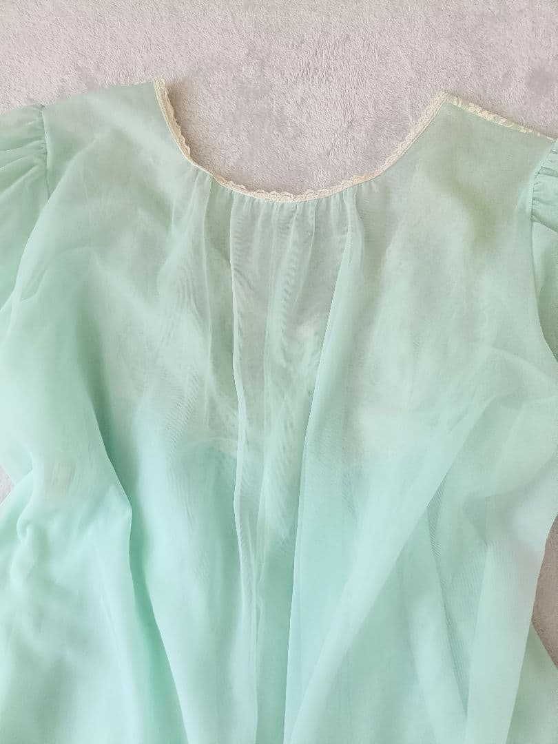 カナダヴィンテージ 70年代ユニオンメイドランジェリードレス ガウン ネグリジェ