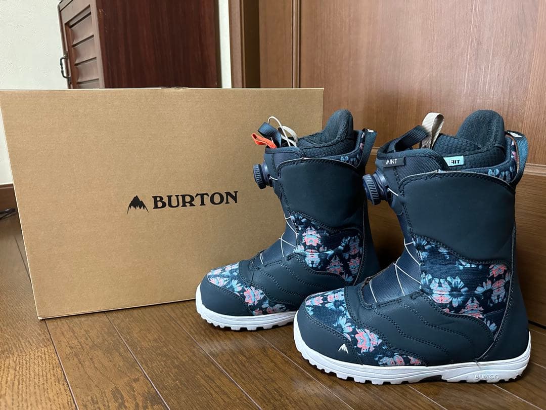 BURTON MINT レディース ブーツ 花柄 24.0cm