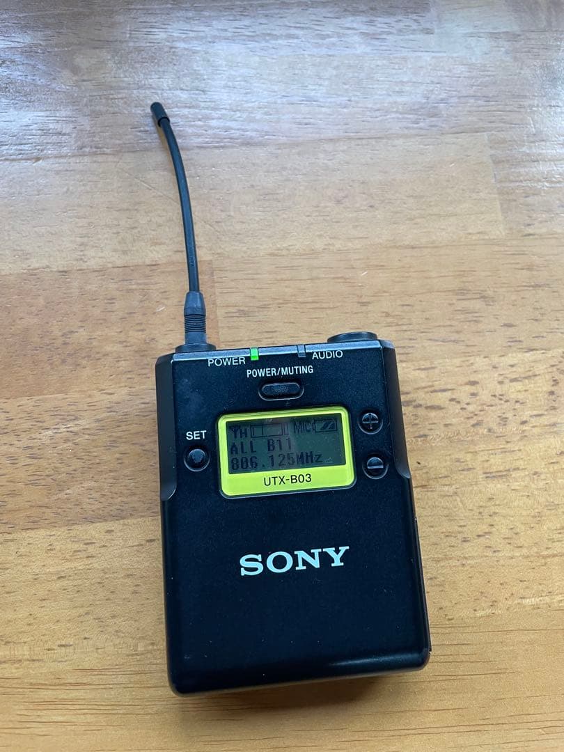 SONY ワイヤレスマイク　URX-P03 UTX-B03