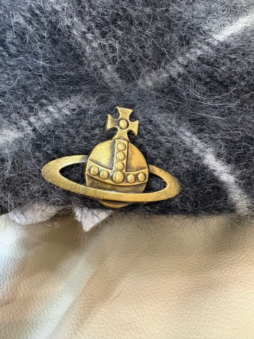 【値下げ中】Vivienne Westwood グレー ベレー帽【良品】