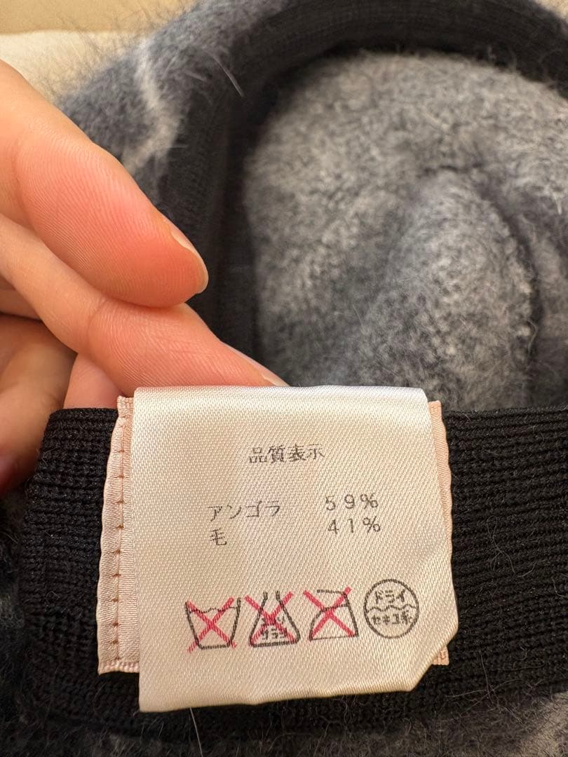 【値下げ中】Vivienne Westwood グレー ベレー帽【良品】