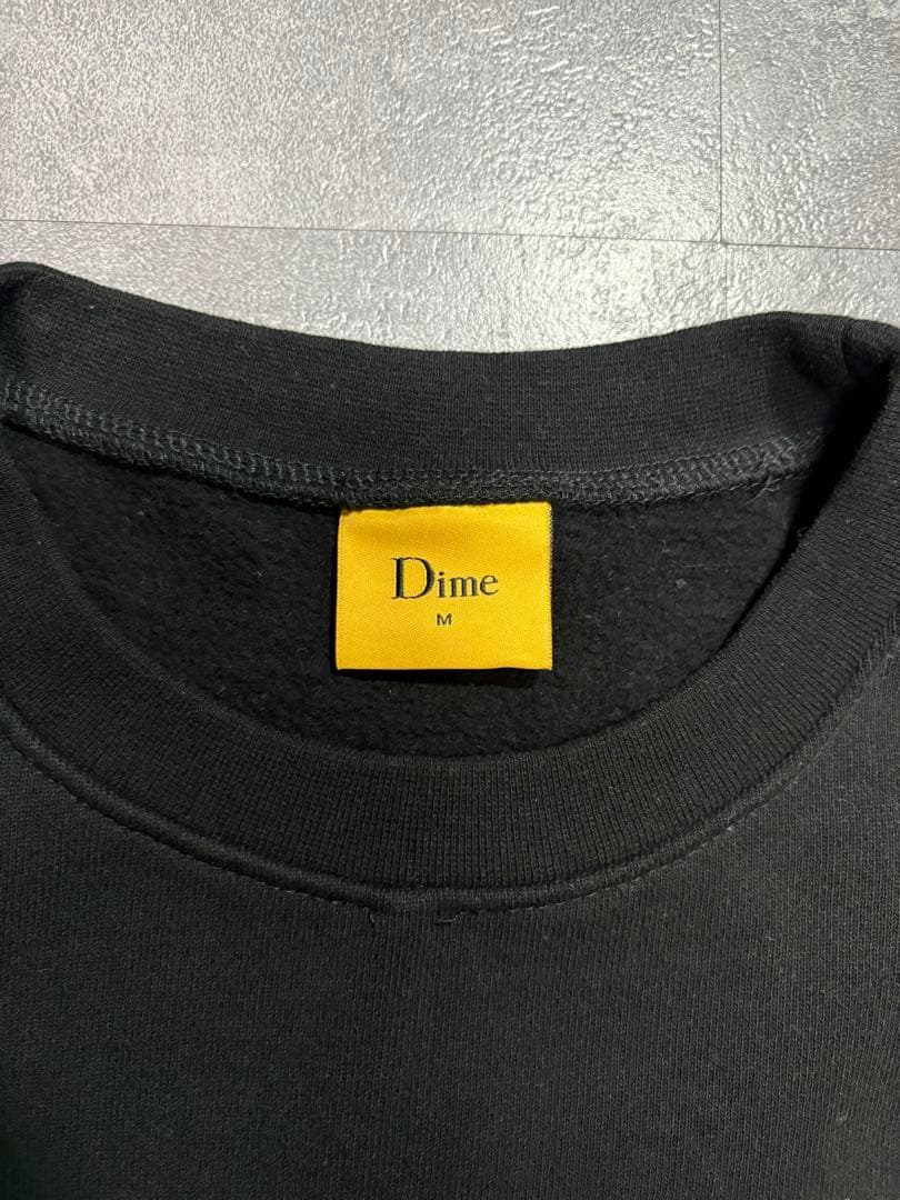 Dime ブラック スウェット トレーナー