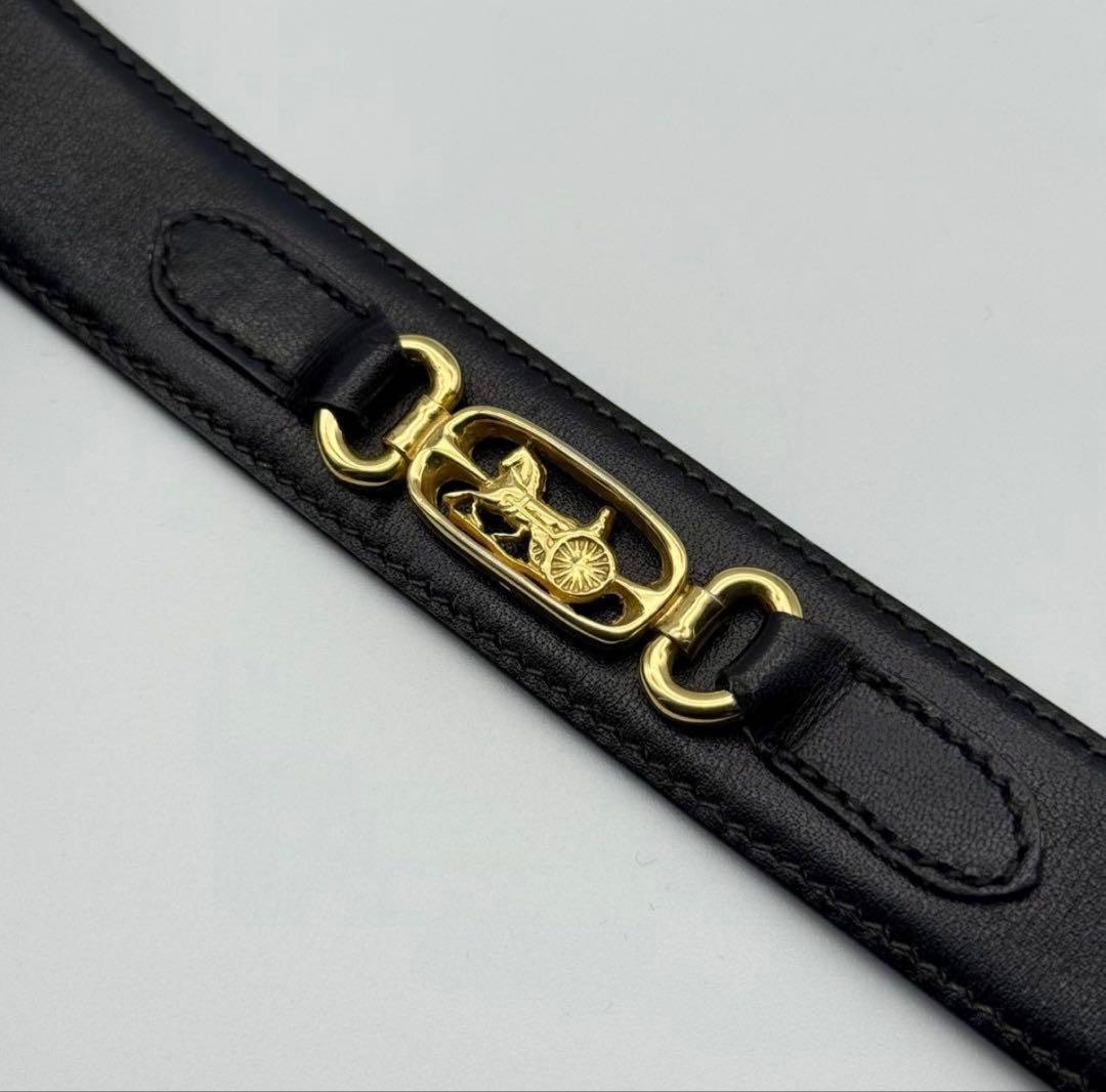 セリーヌ ベルト 馬車金具 サイズ 65 レディース