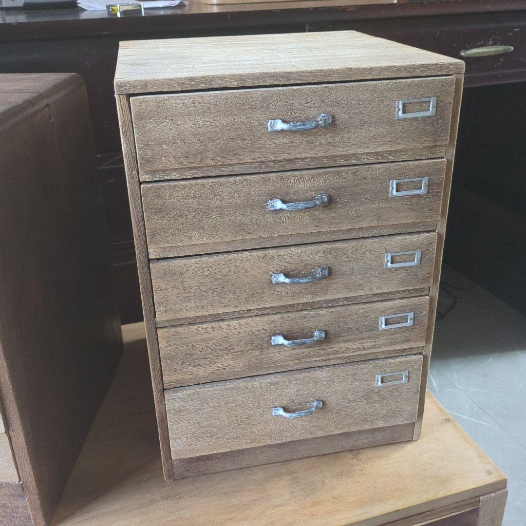 アンティーク5杯引き出し