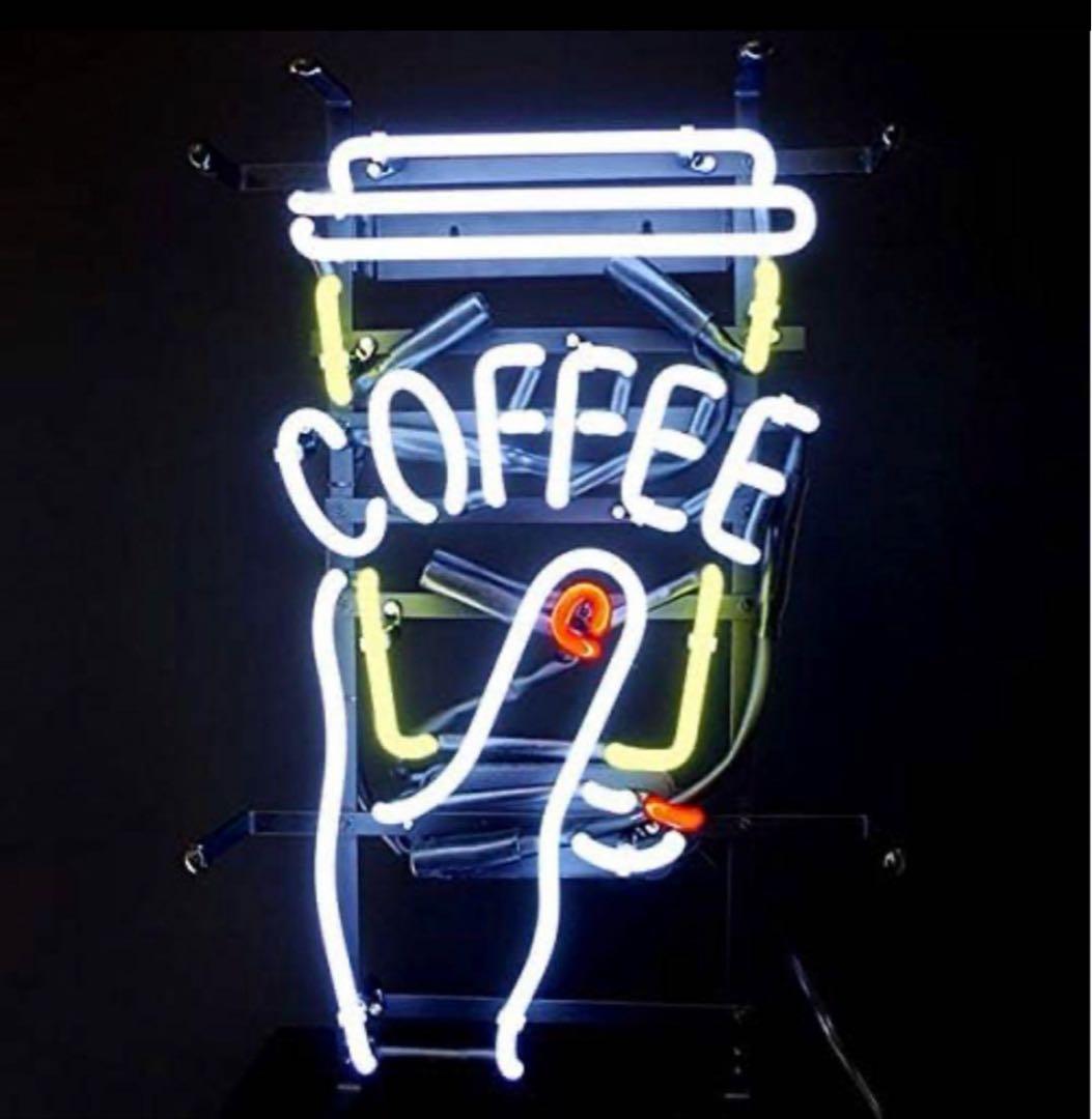 オーダーメイド　COFFEE カップ型　ネオンサインLED ネオン管　インテリア
