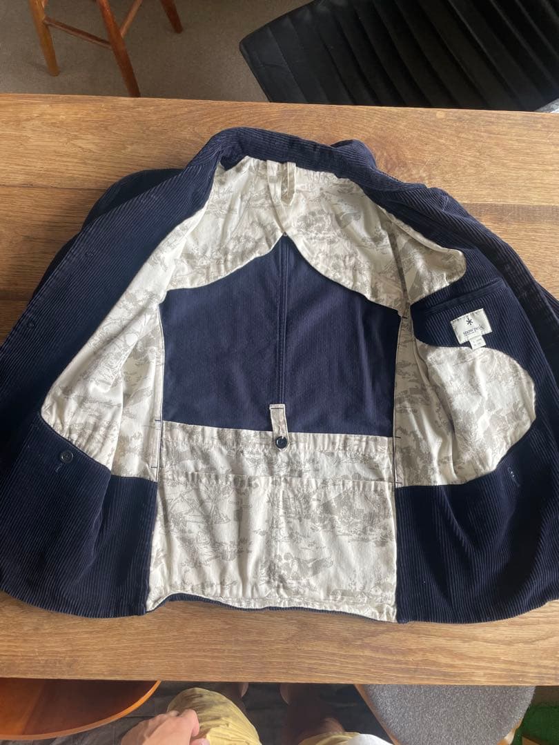  peak ダークネイビー コーデュロイ ジャケット