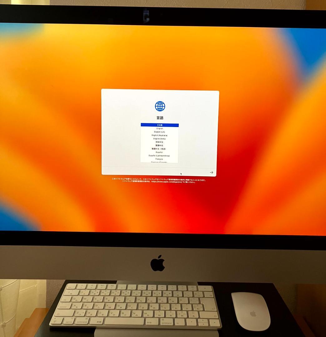 iMac 27インチ メモリ24GB ストレージ1TB 2019年