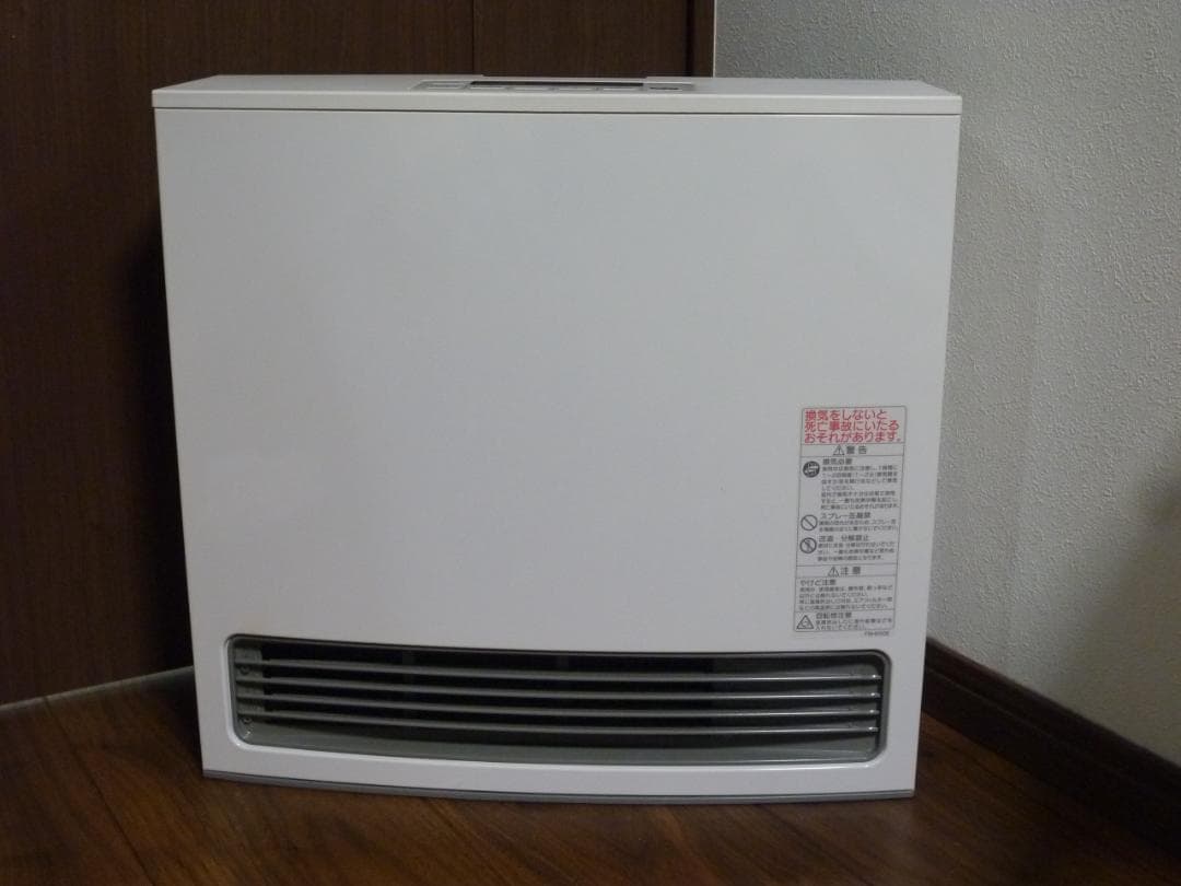 ほぼ未使用 ノーリツ 都市ガスファンヒーター GFH-4006S ガスホース付