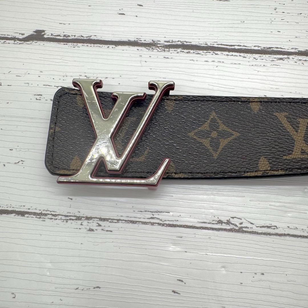 【美品】ルイヴィトン　サンチュール　LVシェイプ　モノグラム　ベルト