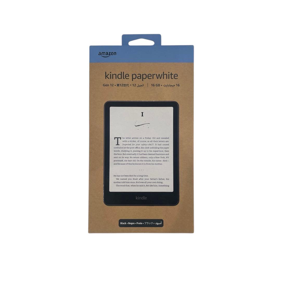 電子書籍リーダー本体 Gen 12 Kindle Paperwhite 16GB Black New
