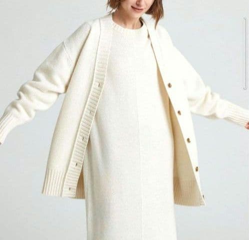 ☆上質【マカフィー】カシミヤ混　カーディガン