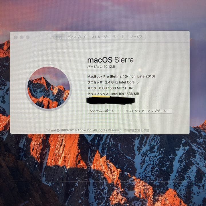 [ジャンク] MacBook Pro Retina