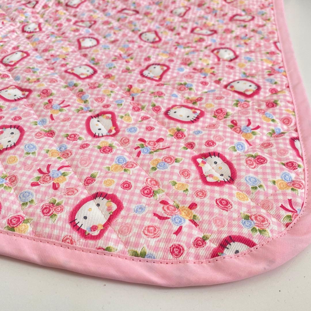 2001年　新品　キルティングカバー　ハローキティ/チェック/薔薇　1枚