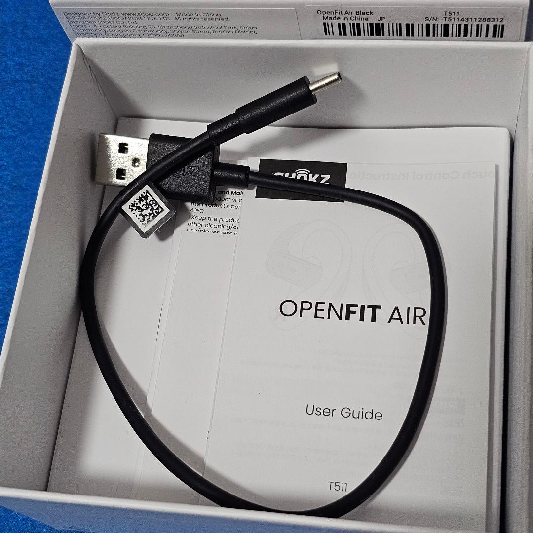 イヤホン Shokz OpenFit Air SKZ-EP-000025