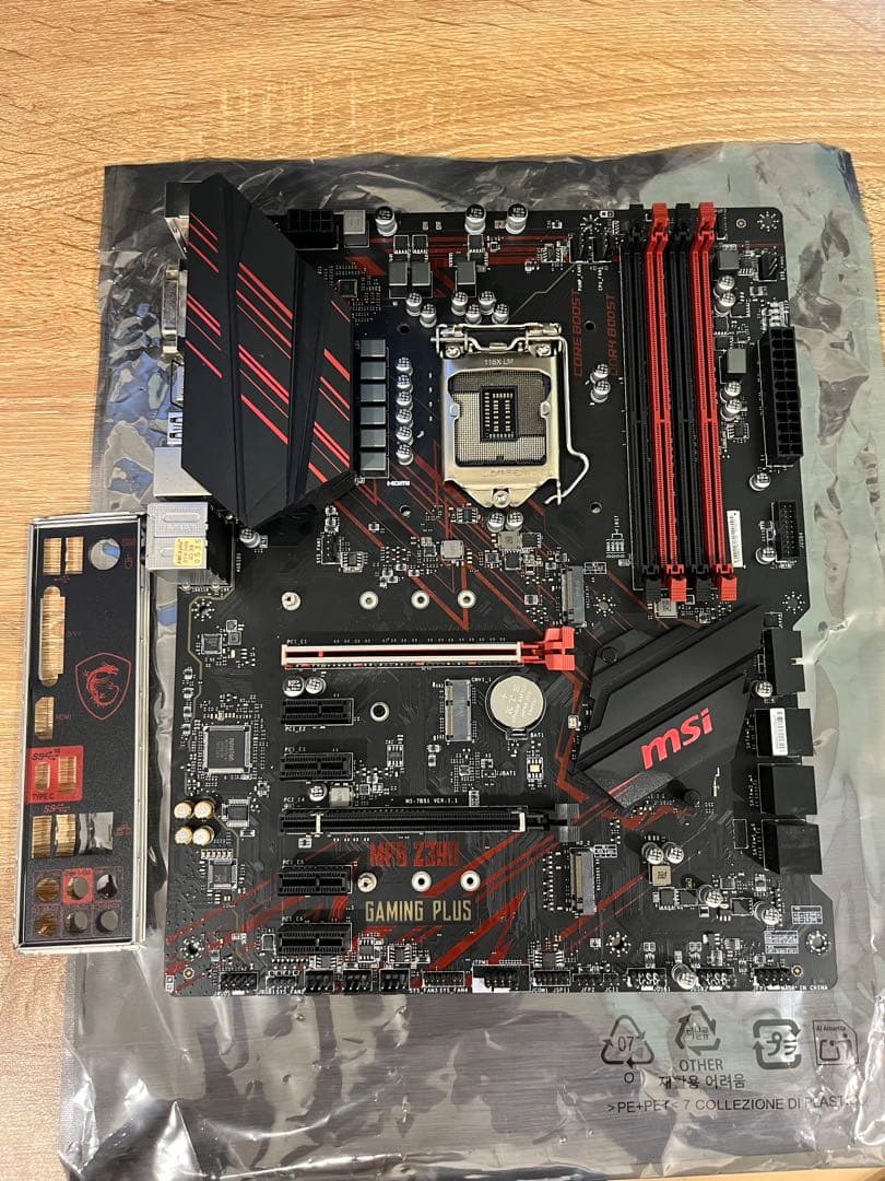 マザーボード MPG Z390 GAMING PLUS LGA1151