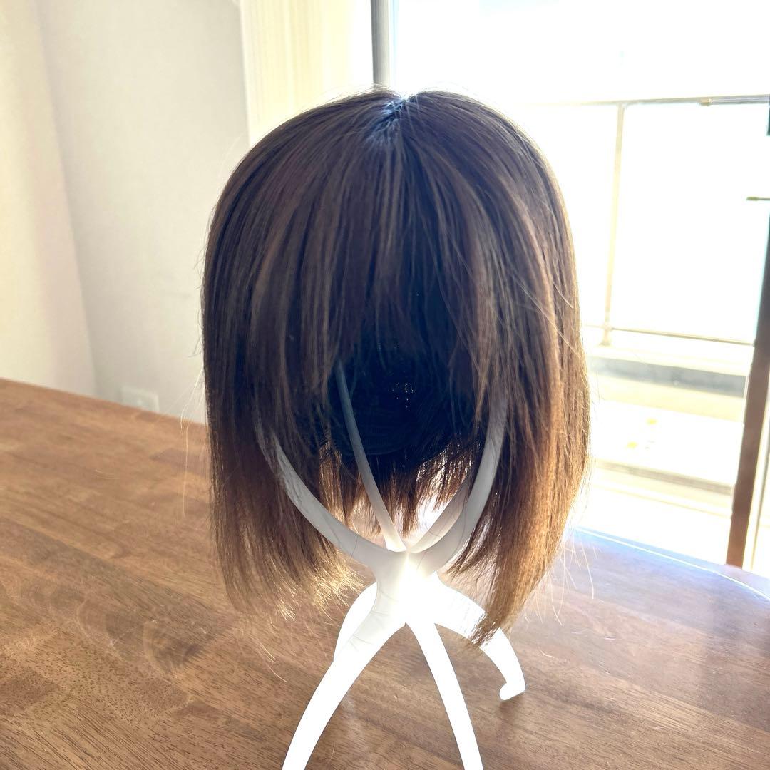 百合子 3Dウィッグ　Sサイズ　カット済み　アッシュブラウン