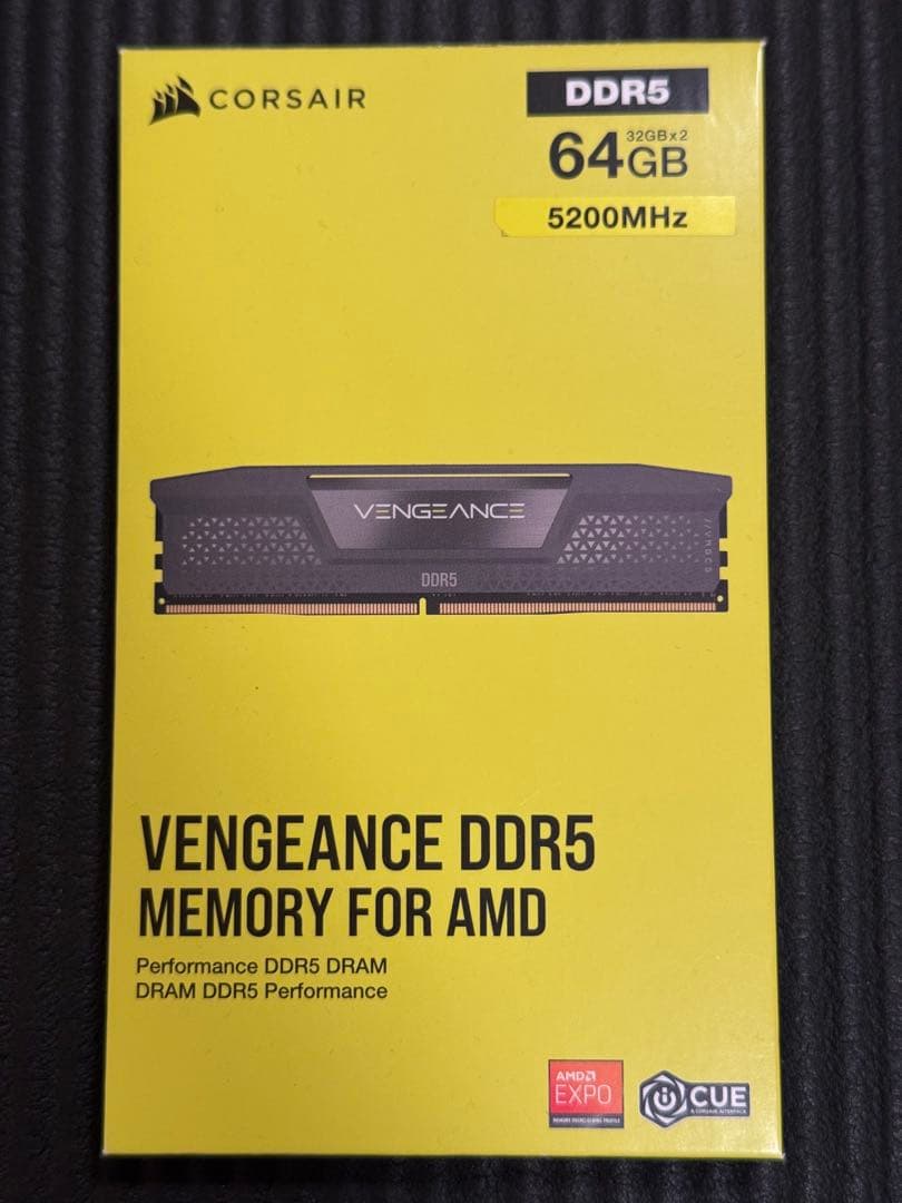 メモリー CORSAIR VENGEANCE DDR5 64GB 5200MHz