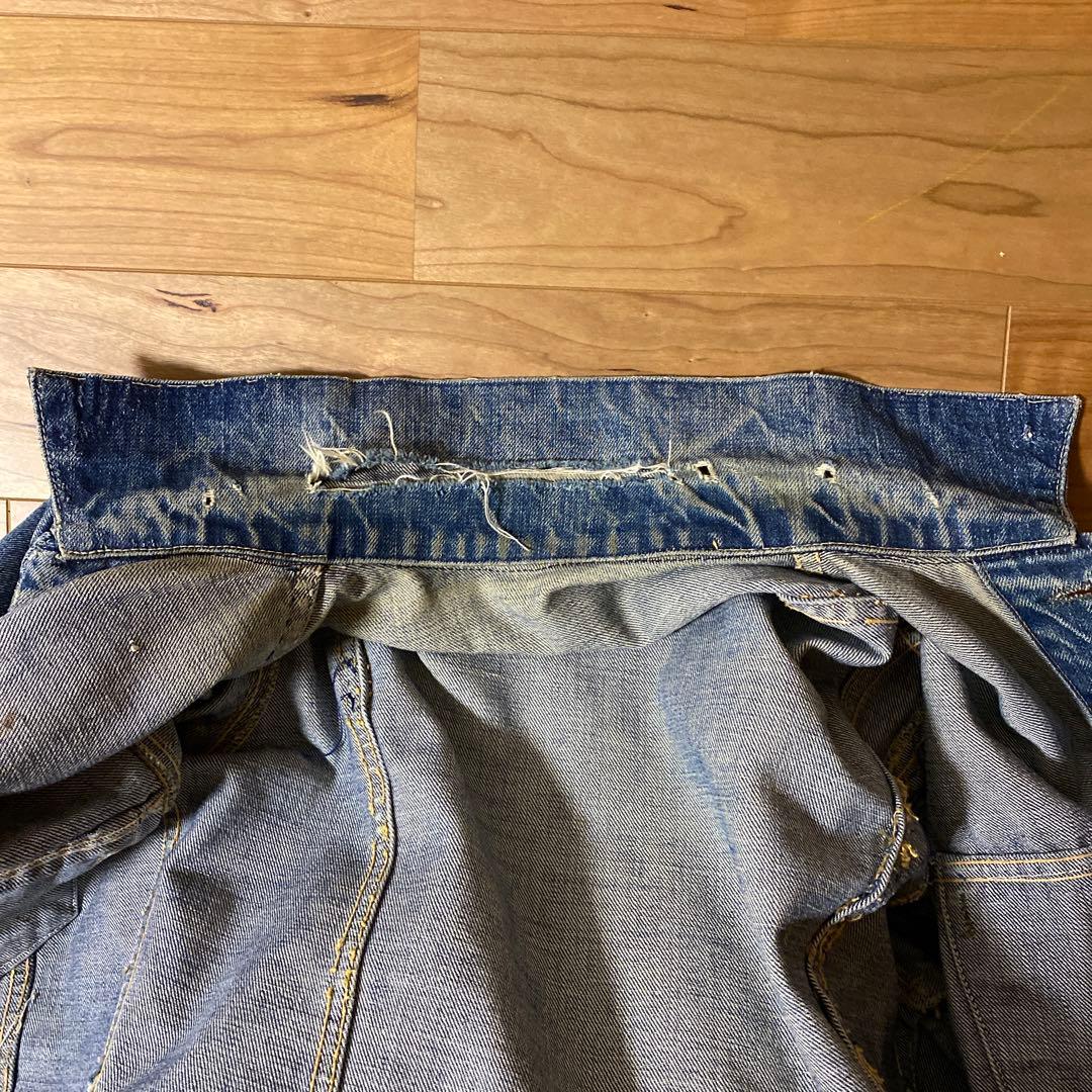 Levi’s 60s BIGE ボタン裏0 3rd 均等　557XX ボロ
