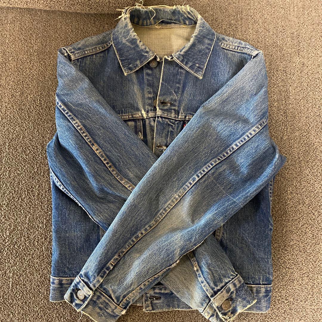 Levi’s 60s BIGE ボタン裏0 3rd 均等　557XX ボロ