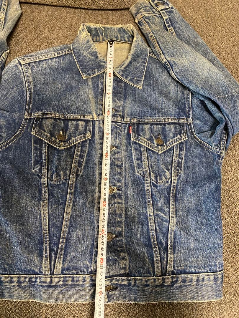 Levi’s 60s BIGE ボタン裏0 3rd 均等　557XX ボロ