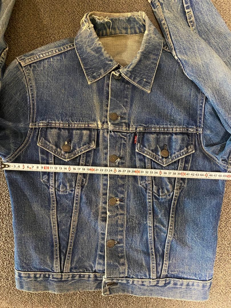 Levi’s 60s BIGE ボタン裏0 3rd 均等　557XX ボロ