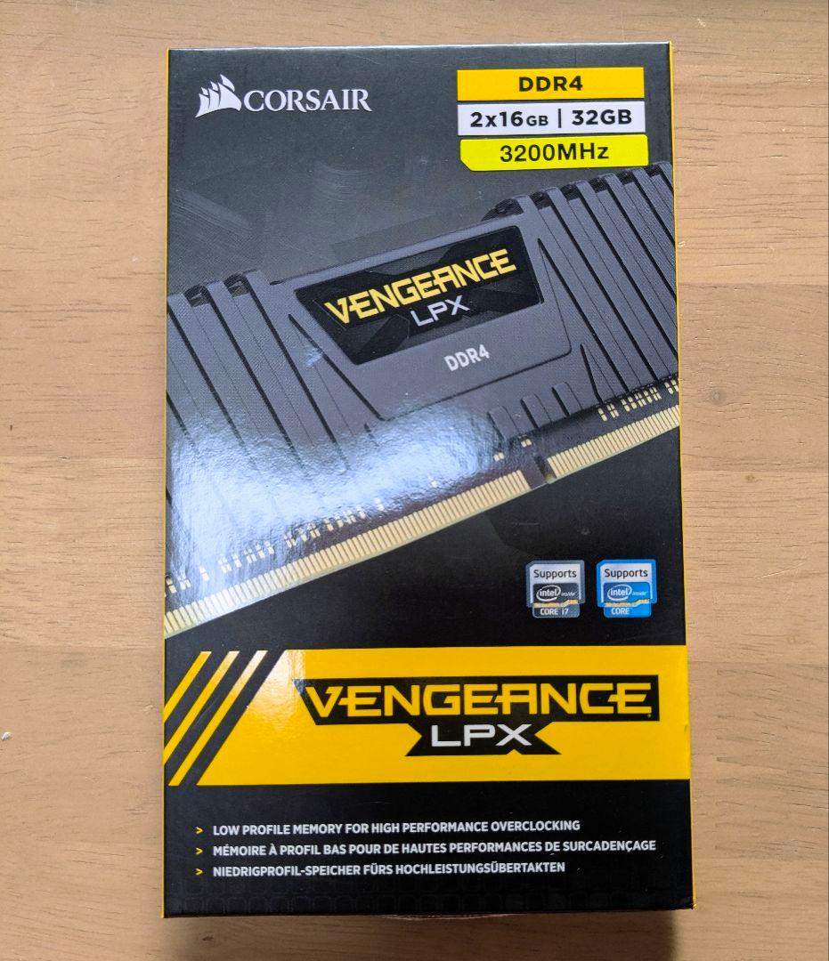 【中古】 CORSAIR DDR4 3200MHz 16GB (8GB×2)