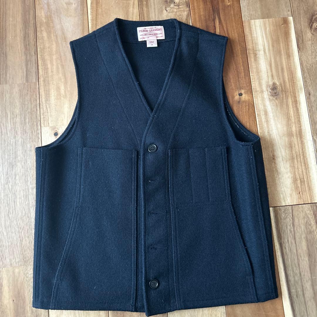 C.C. Filson 100%ヴァージンウール ベスト 38