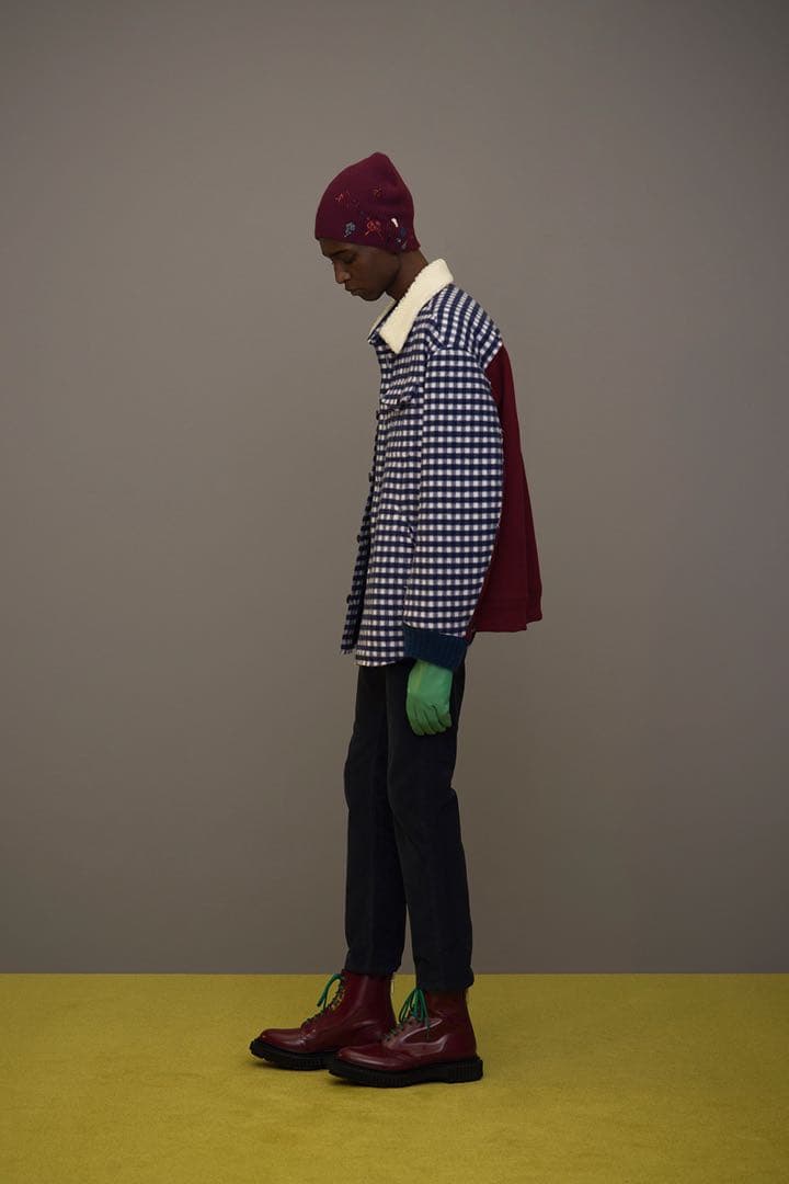 UNDERCOVER 23-24aw ビーズ刺繍ニットビーニー