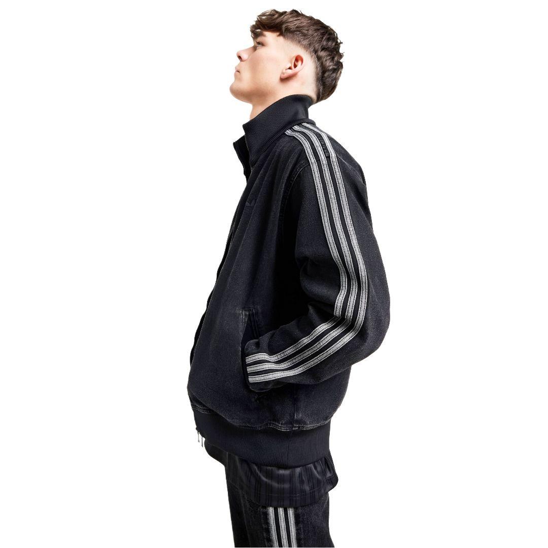 新品デニム上下★ファイヤーバードトラックジャケット★ジーンズ★黒5XL/38