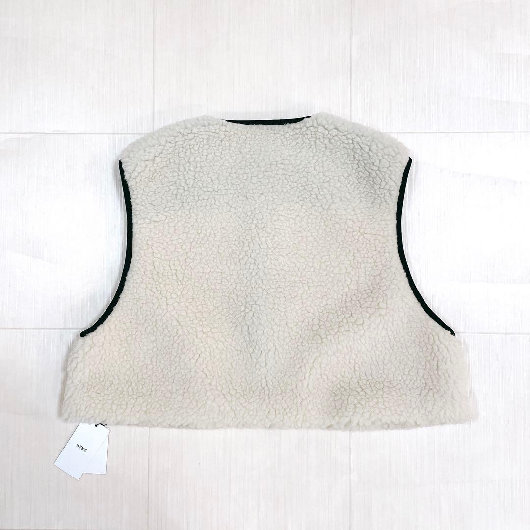 タグ付き✨24AW HYKE FAUX SHERING VEST ボアベスト