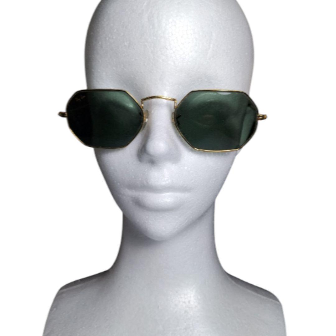 美品 B&L RAY-BAN U.S.A. W1535 オクタゴン ゴールド