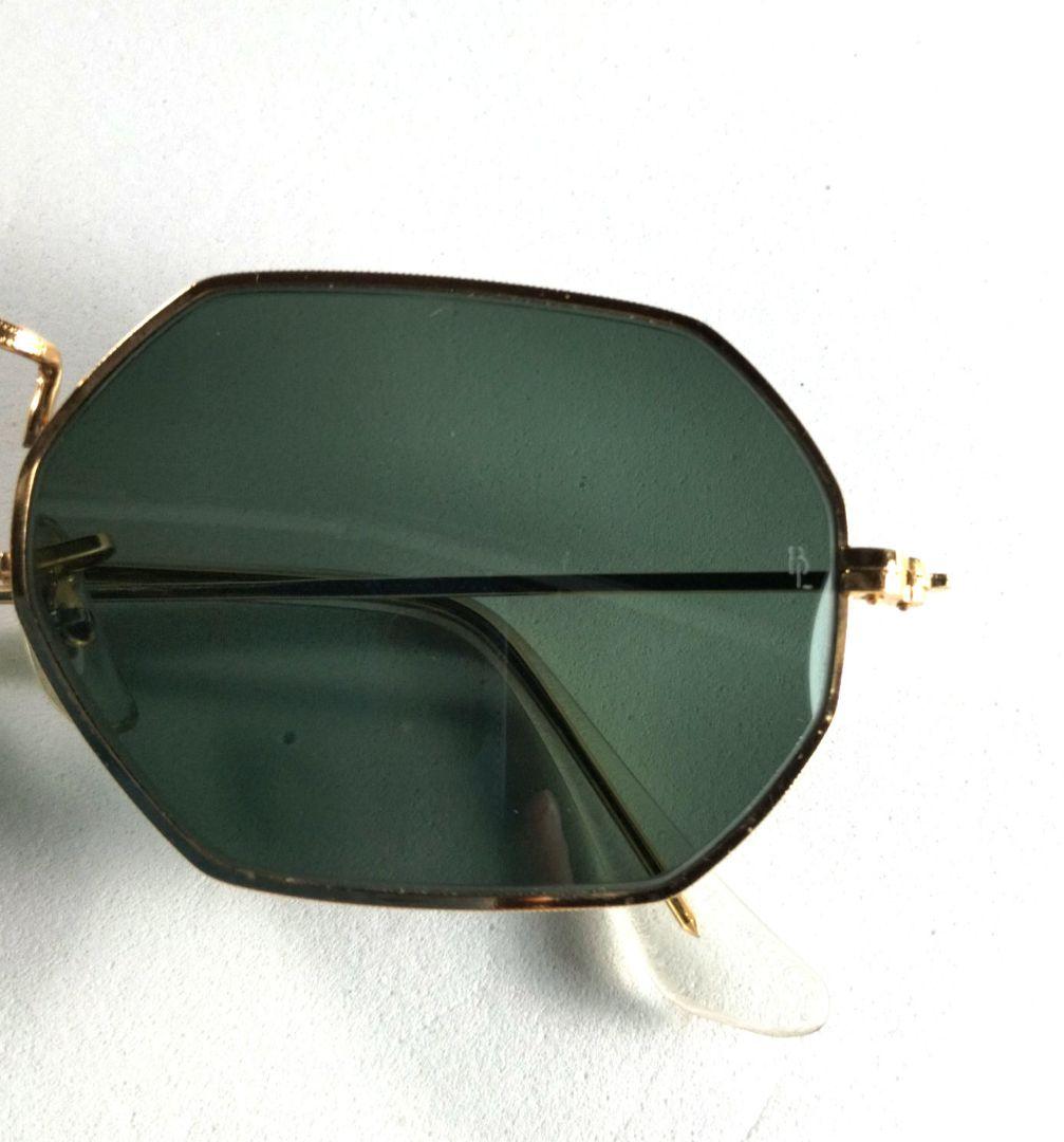 美品 B&L RAY-BAN U.S.A. W1535 オクタゴン ゴールド