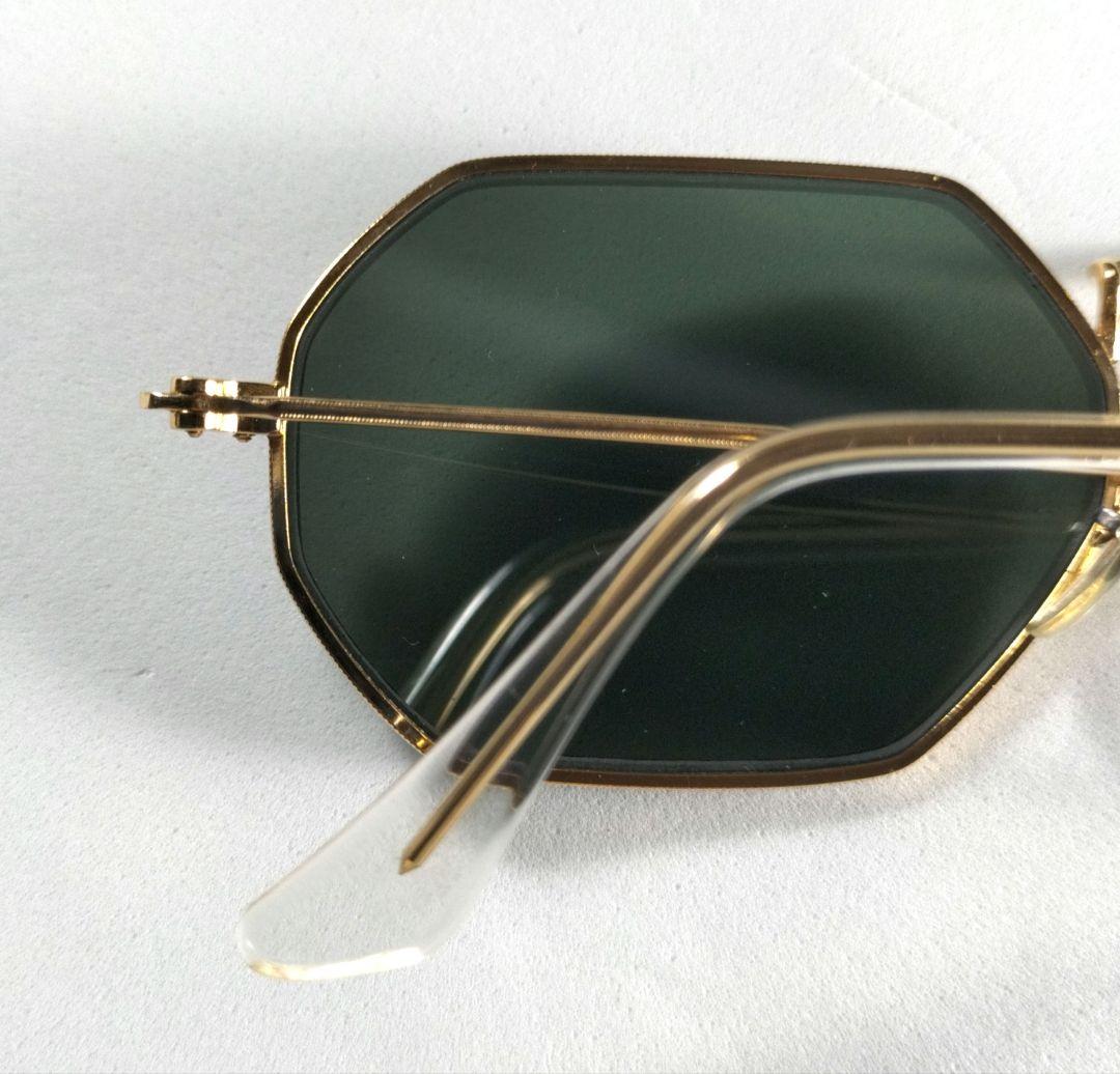 美品 B&L RAY-BAN U.S.A. W1535 オクタゴン ゴールド