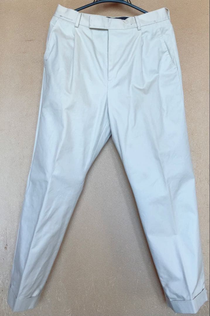 パンツ wacko maria pleated trousers type2 ivory