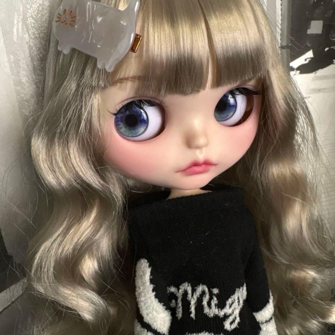 めぐみるく♡アイシードールカスタム❤︎シルバーブロンド❤︎