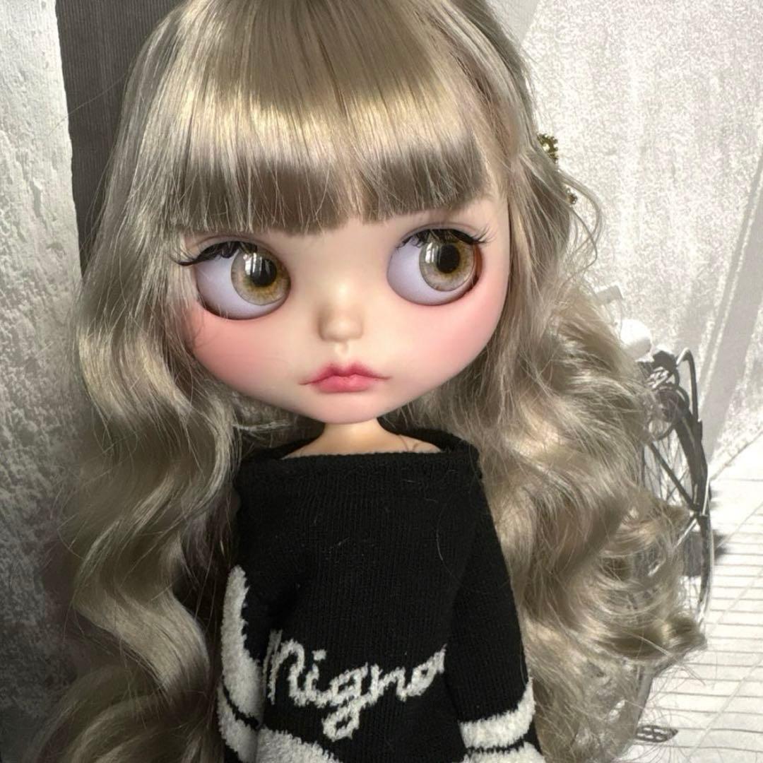 めぐみるく♡アイシードールカスタム❤︎シルバーブロンド❤︎