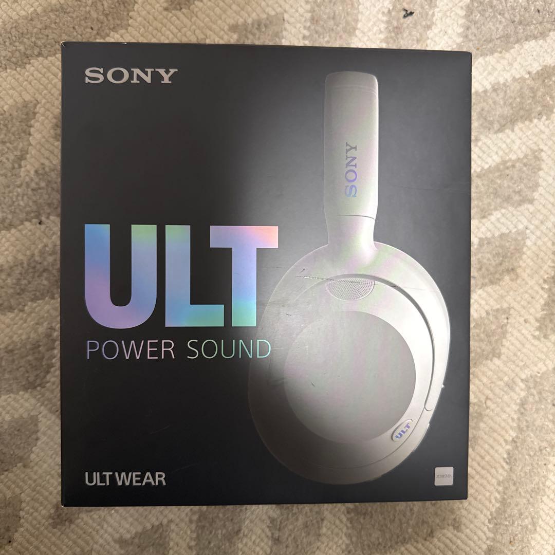 新品同様❗️SONY ULT WEAR ワイヤレスヘッドホン　ホワイト