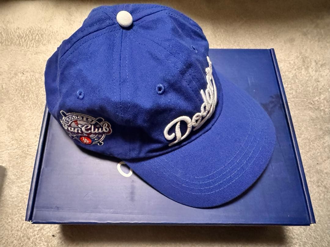 ドジャースFC入会記念グッズ【キャップのみ開封済】