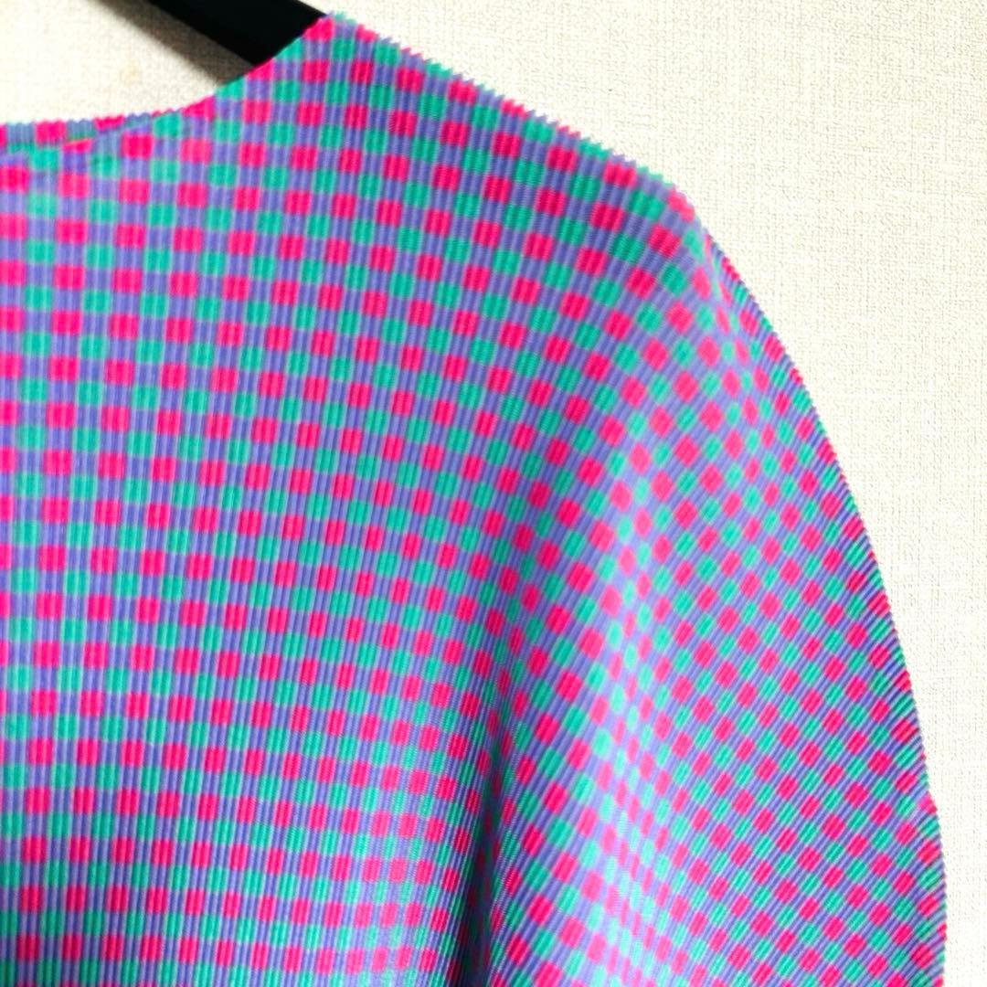 プリーツプリーズ 変形カットソー バルーン サークル イッセイミヤケ