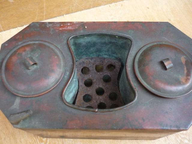 燗銅壷　ドーコ　希少品・時代物　八角型