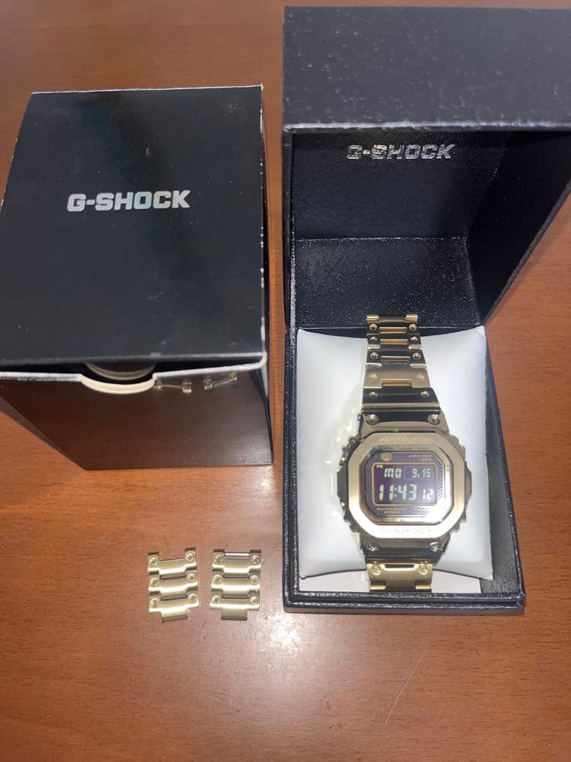 【⭐️値下げ⭐️美品】G-SHOCK GMW-B5000 ゴールド腕時計