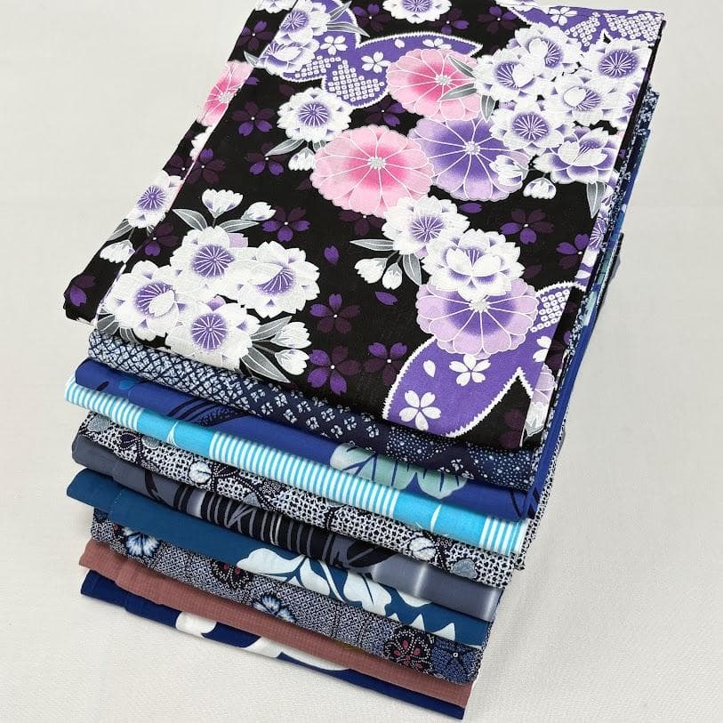 ゆりのはな　浴衣　女物　１０点　まとめ売り　未使用品～少々汚れ有り　綿　G201