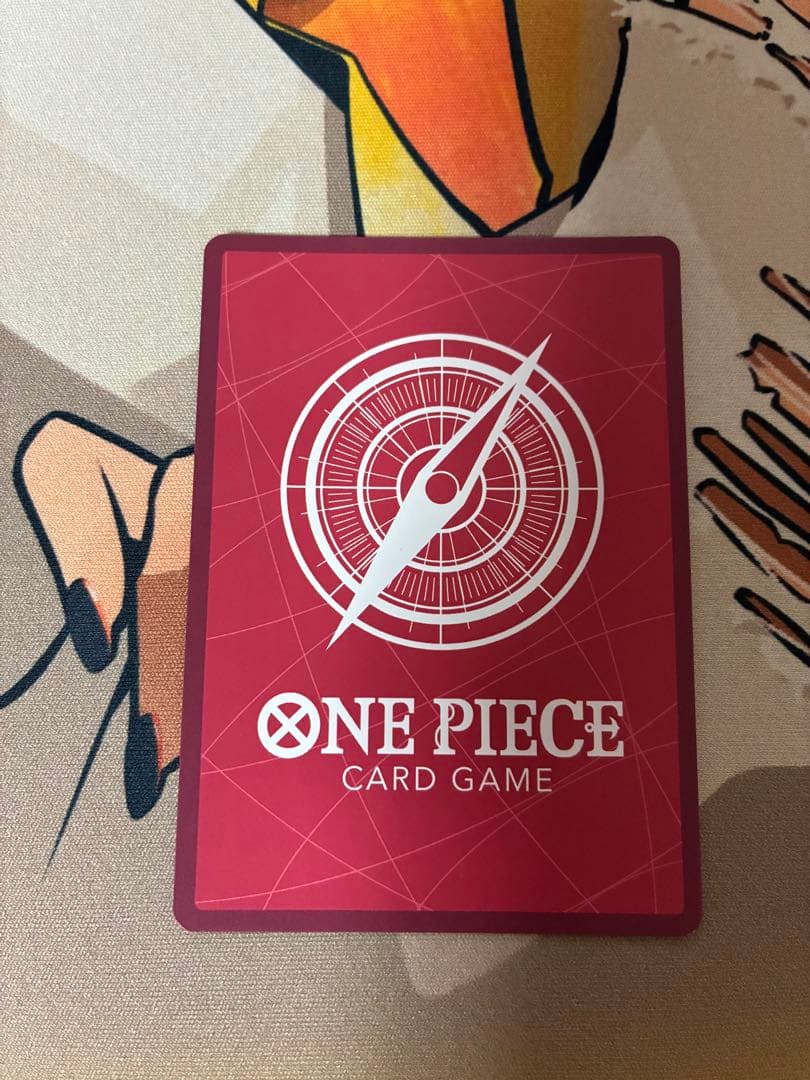 ワンピースカードゲーム ルフィ L リーダーパラレル OP01-003 赤緑