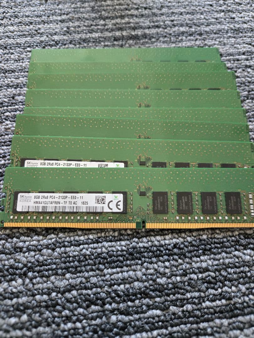 DDR4 2133 ECC 64GB 8GB 8枚セット