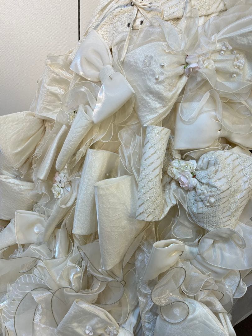 シュガーケイ KEI-0211 9-13T アイボリー フリルウェディングドレス