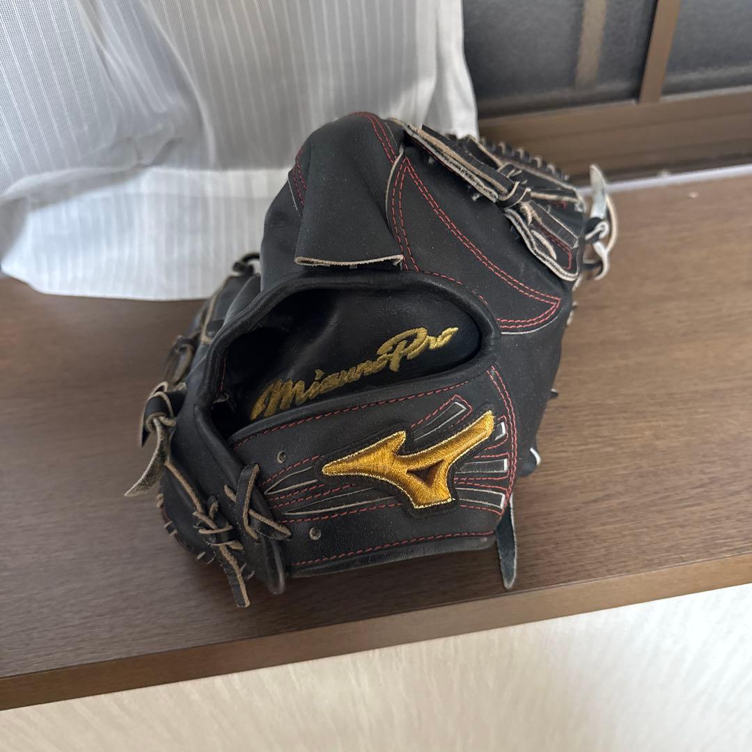 Mizuno Pro 硬式用グローブ 黒