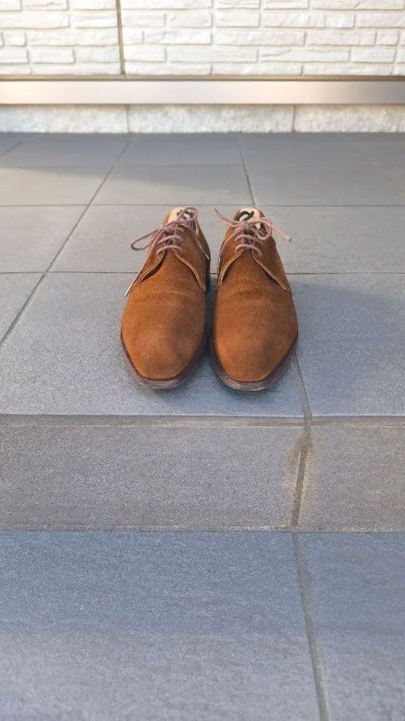 クロケット&ジョーンズ Hove UK5E ブラウンスエード