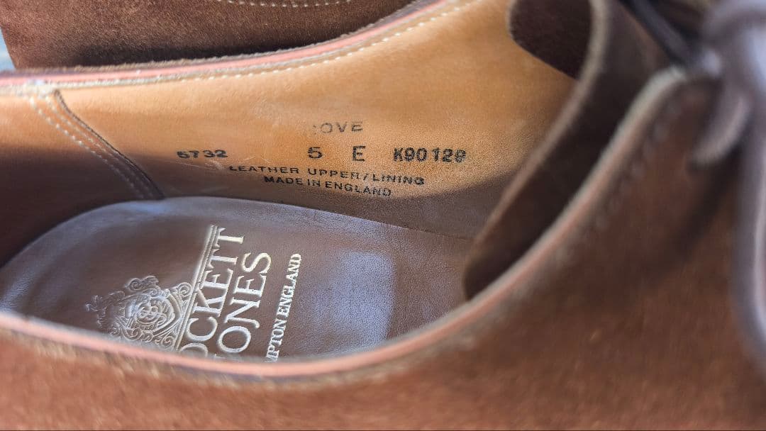クロケット&ジョーンズ Hove UK5E ブラウンスエード