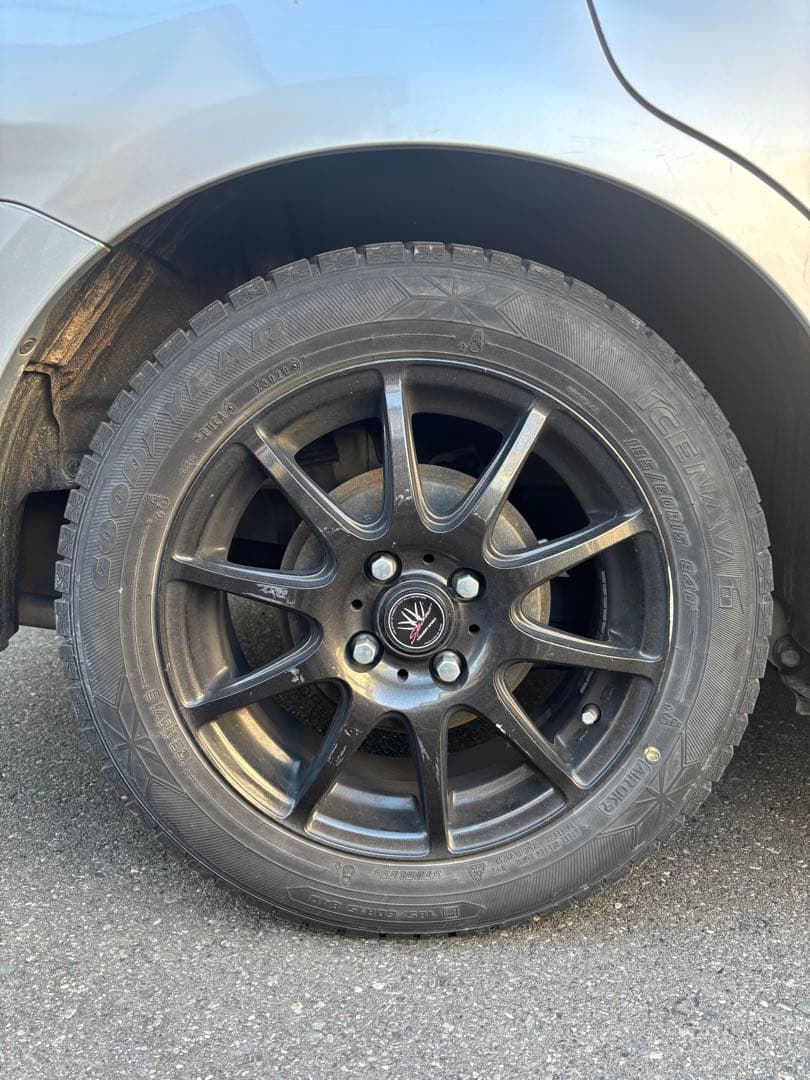 LOXARNY15インチ GOODYEAR ICENAVI6ホイールタイヤセット