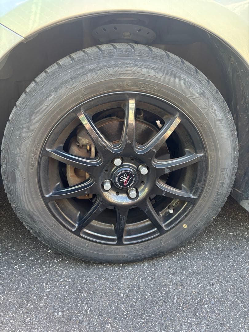 LOXARNY15インチ GOODYEAR ICENAVI6ホイールタイヤセット